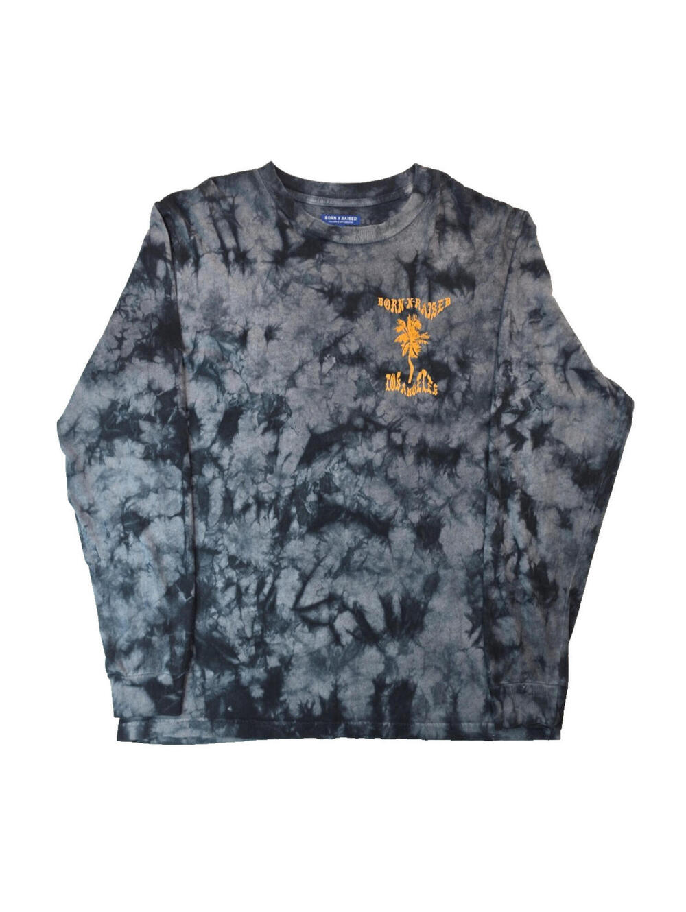 Born x Raised Warped Boardwalk Graphic Tie Dye Long Sleeve T Shirt Mens Large L